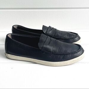 Cole Haan Men's Black GrandPro Rally Leather Penny Loafers Size 8 1/2